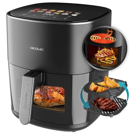 Мультипіч Cecotec Cecofry&Grill Duoheat 6500 (A01_EU01_100500) Зображення
