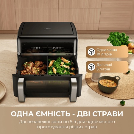 Мультипіч Mova AeroChef FD20s Pro Black (AF-5518ATB-S) Зображення