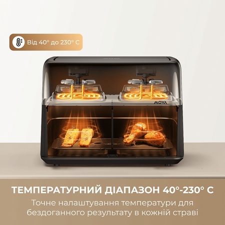 Мультипіч Mova AeroChef FD20s Pro Black (AF-5518ATB-S) Зображення