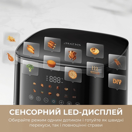 Мультипіч Mova AeroChef FD10 Pro Max Black (MOVA-FD10-PMAX-B) Зображення