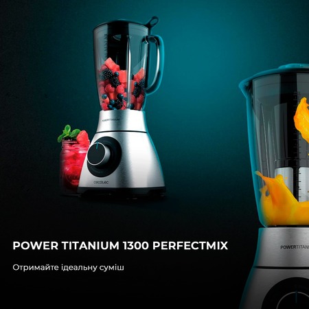 Блендер Cecotec Power Titanium 2000MAX PerfectMix Black CCTC-04140 (8435484041409) Зображення