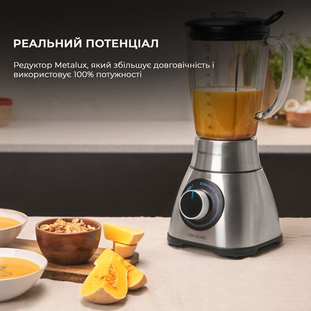 Блендер Cecotec Power Titanium 2000MAX PerfectMix Black CCTC-04140 (8435484041409) Зображення