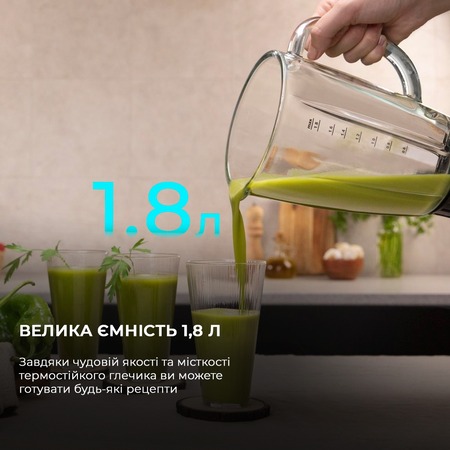 Блендер Cecotec Power Titanium 2000MAX PerfectMix Black CCTC-04140 (8435484041409) Зображення