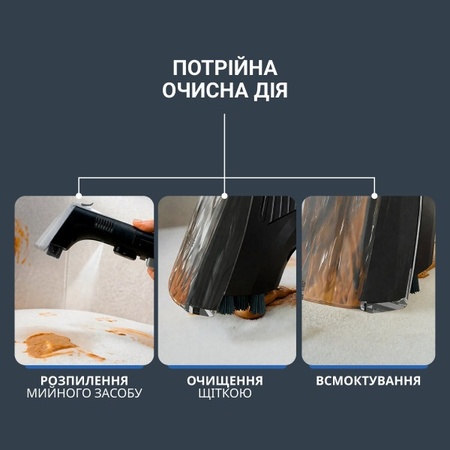Миючий пилосос-плямовивідник Rowenta Clean It Hot & Cold IN7020F0 Зображення