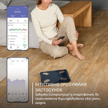 Ваги підлоговi Tefal GoodVibes Life+ BM9720F0 Зображення