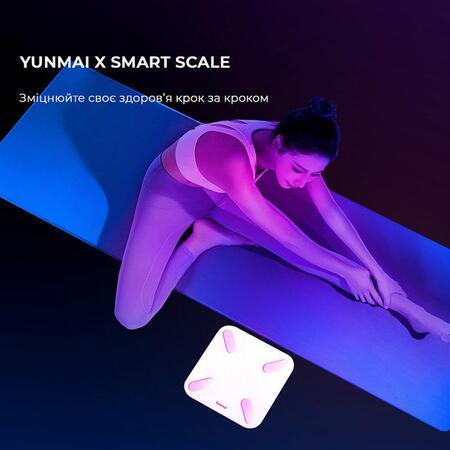 Ваги підлогові Yunmai X Smart Scale (YMBS-M268) Зображення