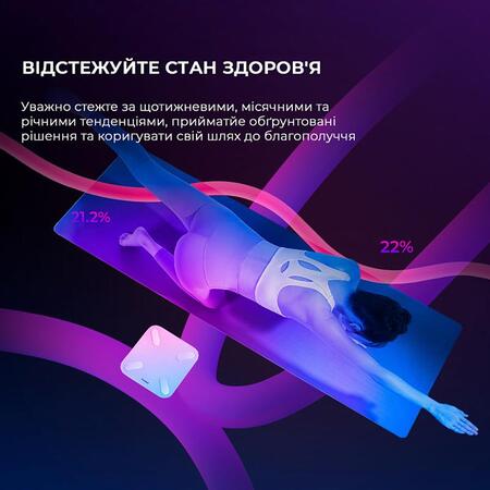 Ваги підлогові Yunmai X Smart Scale (YMBS-M268) Зображення