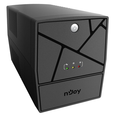 Джерело безперебійного живлення NJOY Keen 2000 (UPLI-LI200KU-CG01B) Lin.int., AVR, 4 x евро, USB, пластик Зображення