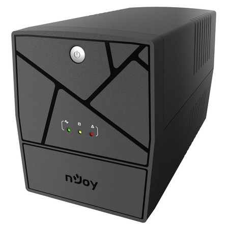 Джерело безперебійного живлення NJOY Keen 2000 (UPLI-LI200KU-CG01B) Lin.int., AVR, 4 x евро, USB, пластик Зображення