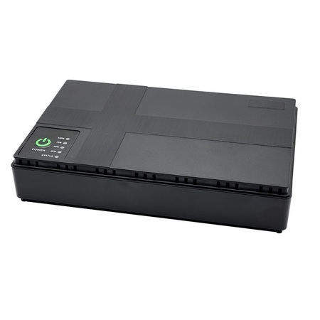 Джерело безперебійного живлення для роутерів/комутаторів DC1018P DC UPS 10400 mAh Black (2020000426844) Зображення