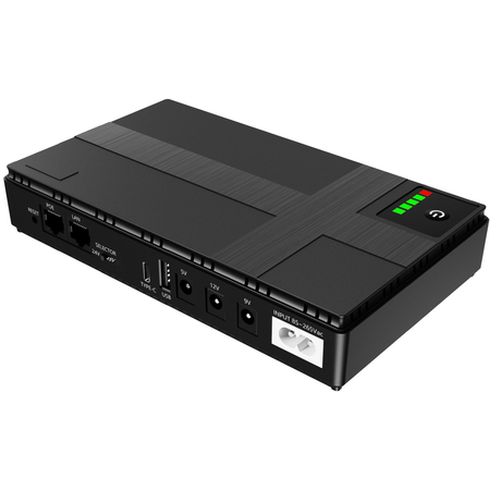 Джерело безперебійного живлення Yepo DC-UPS YP-36W/12000mAh LiFePO4 DC-9V/12V/24V/48V (UA-112969) Зображення