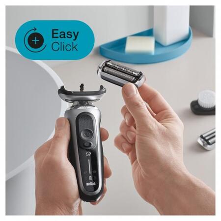 Електробритва Braun Series 7 71-S1000s Silver/Black Зображення