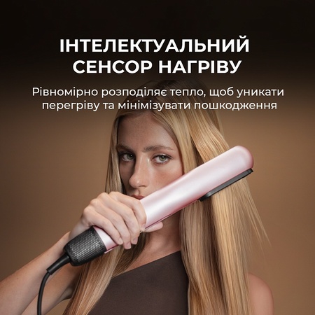 Випрямляч для волосся Cecotec AirLisse 2in1 ForceDry Champagne (A01_EU01_111302) Зображення