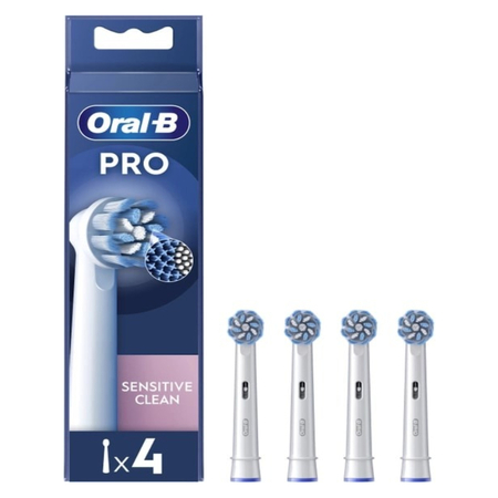 Насадка для зубної електрощітки Braun Oral-B Pro Sensitive Clean EB60X (4 шт) Зображення