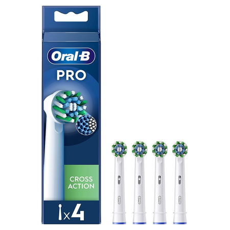 Насадка для зубної електрощітки Braun Oral-B Pro Cross Action EB50RX (4 шт.) Зображення