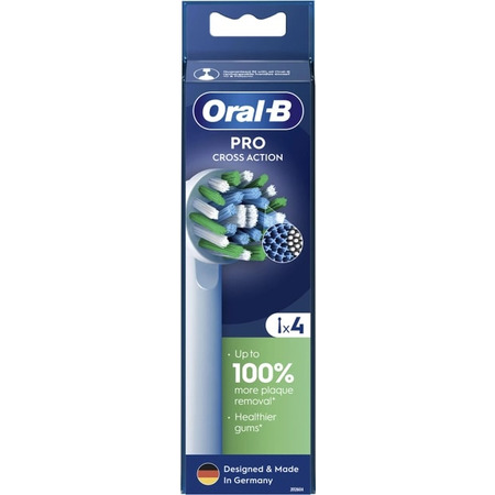 Насадка для зубної електрощітки Braun Oral-B Pro Cross Action EB50RX (4 шт.) Зображення