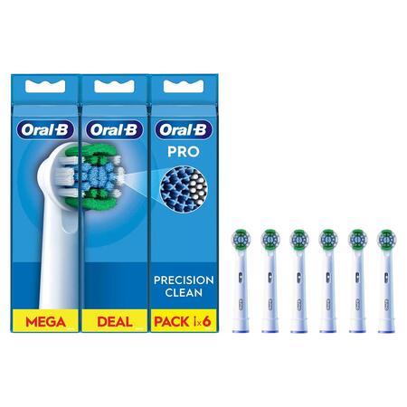 Насадка для зубної електрощітки Braun Oral-B Pro Cross Action EB50RX (6 шт.) Зображення