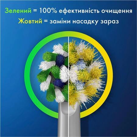 Насадка для зубної електрощітки Braun Oral-B Pro Cross Action EB50RX (2 шт.) Зображення
