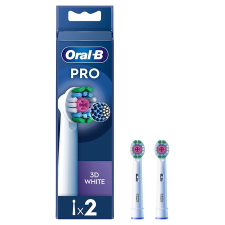 Насадка для зубної електрощітки Braun Oral-B Pro 3D White EB18pRX (2 шт.) Зображення