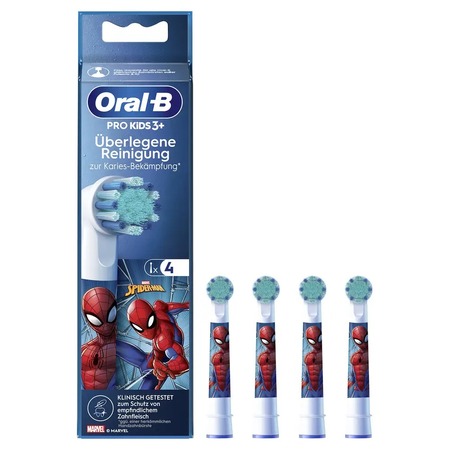 Насадка для зубної електрощітки Braun Oral-B Stages Power Spider Man EB10S (4 шт) Зображення