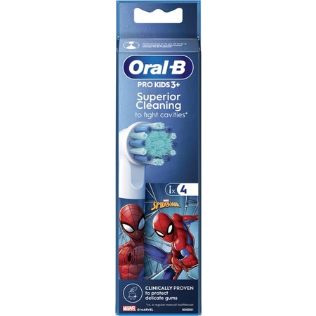 Насадка для зубної електрощітки Braun Oral-B Stages Power Spider Man EB10S (4 шт) Зображення