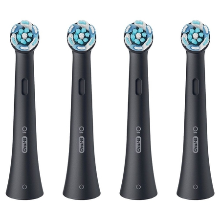 Насадка для зубної електрощітки Braun Oral-B iO RB CBF-4 Ultimate Clean Black (4 шт) Зображення