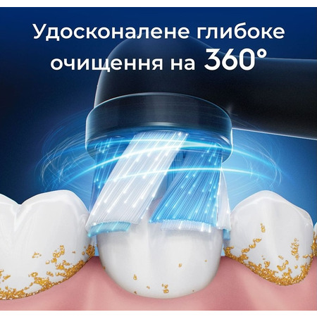 Насадка для зубної електрощітки Braun Oral-B iO RB CBF-8 Ultimate Clean Black (8 шт) Зображення