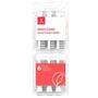 Насадка для зубної електрощітки Oclean P1S12 W06 Gum Care Brush Head White (6 шт) (6970810552263) Зображення