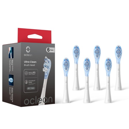 Насадка для зубної електрощітки Oclean Ultra White Clean UC03 6 шт (6970810556926) Зображення