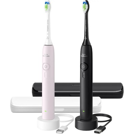 Зубна електрощітка Philips Sonicare 3100 HX4072/42 2шт Зображення