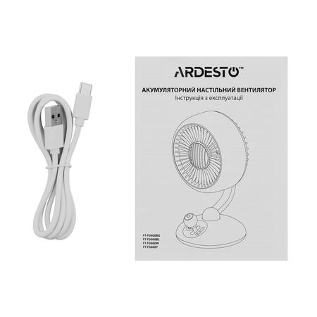 Вентилятор Ardesto AviaFan FT-F3600BL Зображення