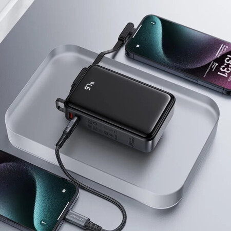 Універсальна мобільна батарея Acefast M14 20000mAh 22.5W Black (6974316283966) Зображення
