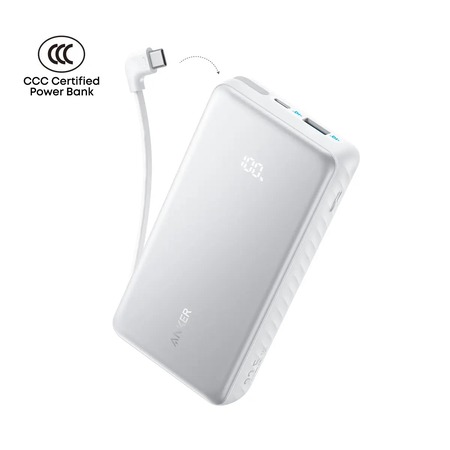 Універсальна мобільна батарея Anker Zolo 20000mAh 22.5W White (A110EH21) Зображення
