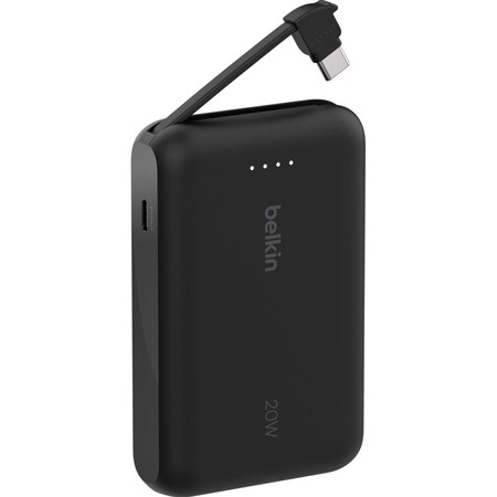 Універсальна мобільна батарея Belkin Power Bank 10000mAh 20W Black (BPB021HQBK) Зображення