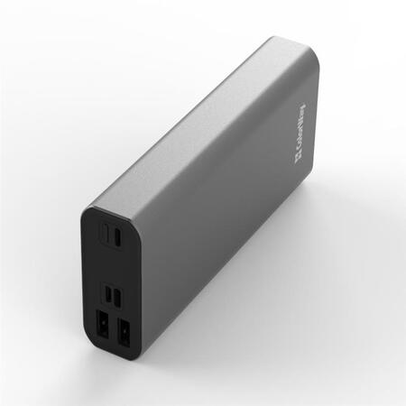 Універсальна мобільна батарея ColorWay 20000mAh Gray (CW-PB200LPH3GR-PDD) Зображення