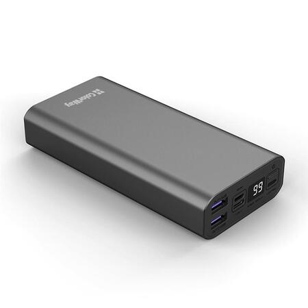 Універсальна мобільна батарея ColorWay 20000mAh Gray (CW-PB200LPH3GR-PDD) Зображення