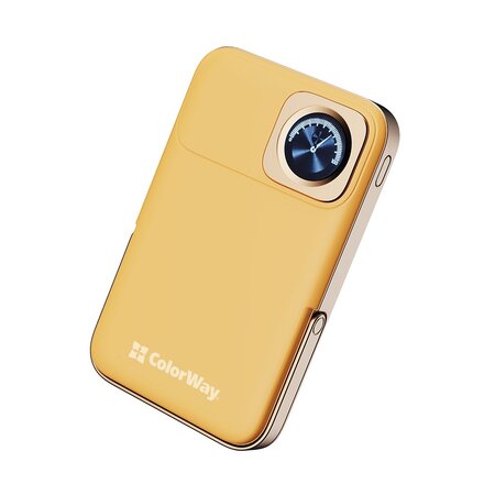 Універсальна мобільна батарея ColorWay 15W MagSafe & Watch Wireless 10000mAh Amber (CW-PB100LPA2Y-WPDD) Зображення