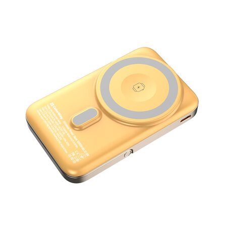 Універсальна мобільна батарея ColorWay 15W MagSafe & Watch Wireless 10000mAh Amber (CW-PB100LPA2Y-WPDD) Зображення