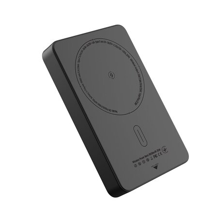 Універсальна мобільна батарея ColorWay 15W MagSafe 10000mAh Black (CW-PB100LPA1BK-WPDD) Зображення