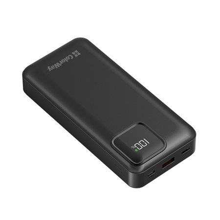 Універсальна мобільна батарея ColorWay Optimal Power 20000mAh Black (CW-PB200LPB5BK-PDD) Зображення
