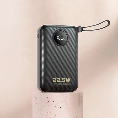 Універсальна мобільна батарея Dudao K14+ 20000mAh 22.5W Black (6977196680016) Зображення