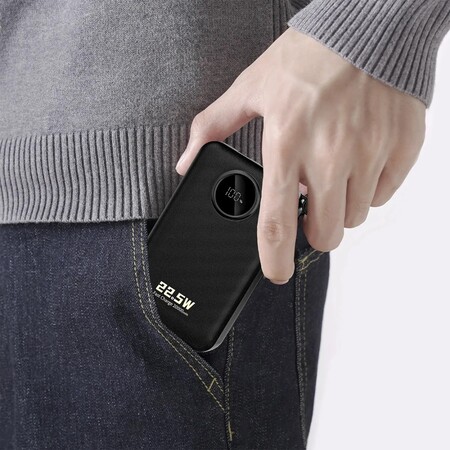 Універсальна мобільна батарея Dudao K14+ 20000mAh 22.5W Black (6977196680016) Зображення