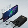 Універсальна мобільна батарея Dudao K14+ 20000mAh 22.5W Black (6977196680016) Зображення