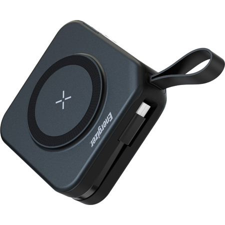 Універсальна мобільна батарея Energizer Magnetic Wireless QM10001AC 10000mAh 20W Black Зображення