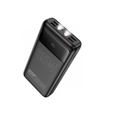 Універсальна мобільна батарея Hoco DB81 Apollo 65W 30000mAh Black (6942007637749) Зображення