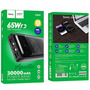 Універсальна мобільна батарея Hoco DB81 Apollo 65W 30000mAh Black (6942007637749) Зображення
