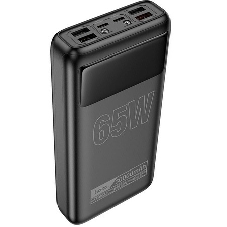 Універсальна мобільна батарея Hoco DB81 Apollo 65W 30000mAh Black (6942007637749) Зображення