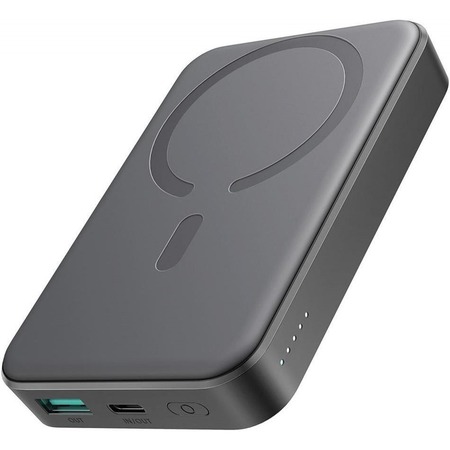 Універсальна мобільна батарея Joyroom Magnetic Wireless JR-W020 10000mAh 20W Black (6941237118455) Зображення