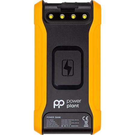 Універсальна мобільна батарея PowerPlant 20000mAh, Wireless, Solar panel (PB930487) Зображення