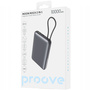 Універсальна мобільна батарея Proove Moon Rock 2 in 1 22.5W 10000mAh Gray (PBR122012105) Зображення